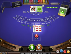 Single Deck blackjack